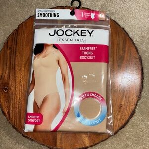 NWT Size 3XL Jockey Essentials Underarm Smoothing Seamfree Thong Bodysuit